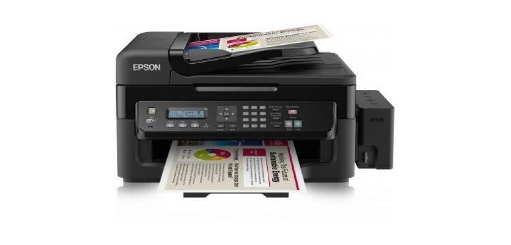 изображение МФУ Epson L555 с оригинальной СНПЧ и чернилами - изображение 1