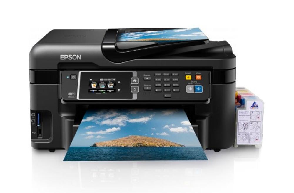 изображение МФУ Epson Workforce WF-3620 с СНПЧ - изображение 1