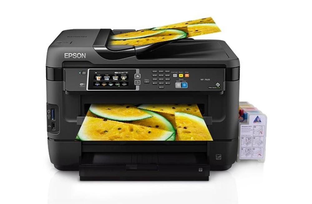 изображение МФУ Epson WorkForce WF-7620DTWF с СНПЧ - изображение 1
