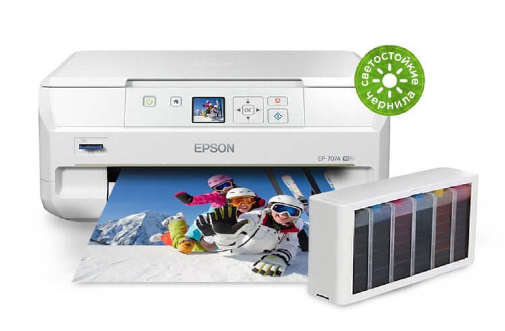 изображение МФУ Epson Colorio EP-707A с СНПЧ - изображение 1