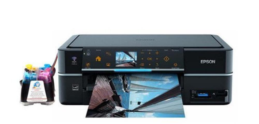 изображение МФУ Epson Stylus Photo PX730WD с СНПЧ - изображение 1